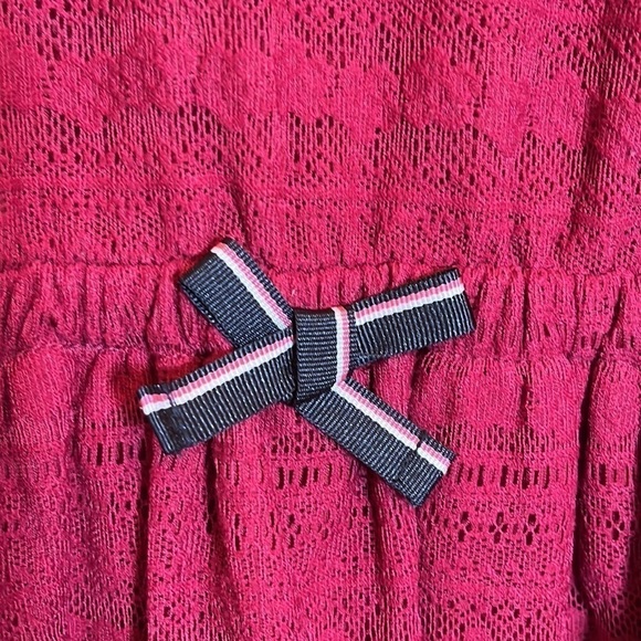 𝅺TOMMY Hilfiger Dark Red Girl Dress - Picture 7 of 14